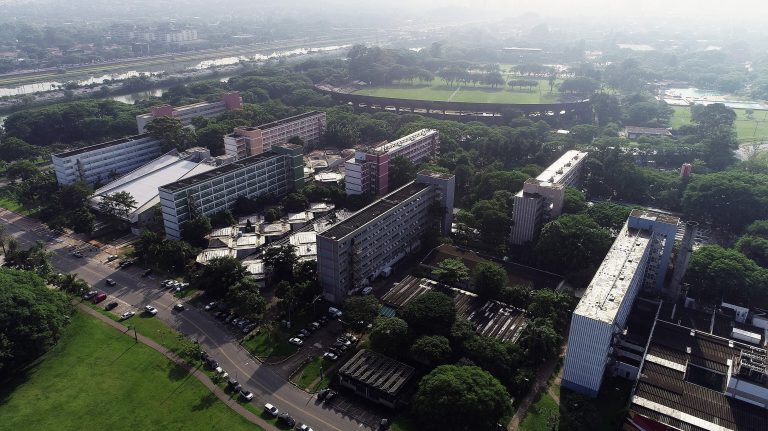 Foto panorâmica da universidade de são paulo Foto: USP Imagens