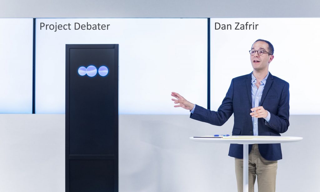 Projeto Debatedor da IBM mostra habilidades de argumenta&ccedil;&atilde;o da intelig&ecirc;ncia artificial - foto: IBM