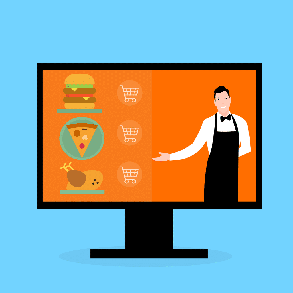 ilustracao sobre empresas de tecnologia na area de alimentacao foodtech - pixabay