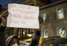 Confiança no futuro: como a pandemia abalou a sociedade manifestantes protestam contra a justiça na espanha - foto: Pedro Mata /Fotomovimiento / Agência Fotos Públicas
