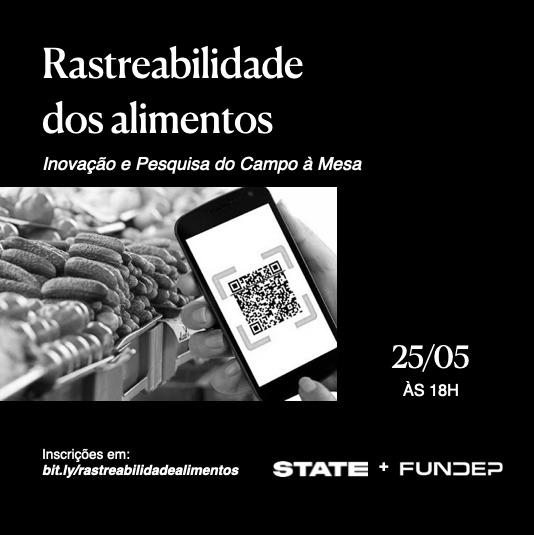 imagem de divulga&ccedil;&atilde;o do evento sobre rastreabilidade dos alimentos

