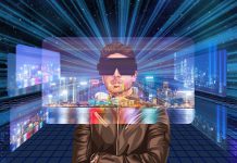 Futuro da Publicidade e Propaganda: os impactos das mudanças para os profissionais Ilustração: simulação de um ambiente digital, com destaque para um homem e luzes - pixabay