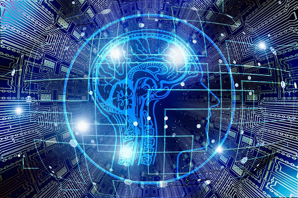 ilustracao sobre inteligência artificial cérebro digital - imagem: Pixabay