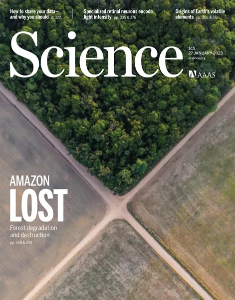 Capa da revista Science desta semana, com destaque para as pesquisas da Amazônia - Foto: Reprodução