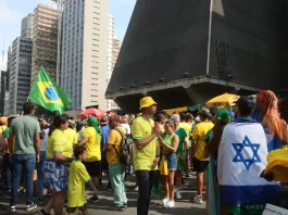 Geral São Paulo (SP), 25/02/2024 - Ato em apoio ao ex-presidente da República, Jair Bolsonaro, na Avenida Paulista. Foto: Rovena Rosa/Agência Brasil